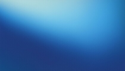 Wall Mural - abstract soft dreamy blue gradient background with noise grain effect texture