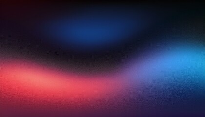 Wall Mural - color gradient lights on black background abstract blue and red grain gradation texture  pink soft blur with noise texture abstract background