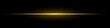 © Anastasia - Bright yellow horizontal light beam on a black background. Glowing laser effect creating a futuristic and sci-fi aesthetic. Suitable for technology, energy, speed, and digital design themes