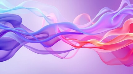 Wall Mural - An abstract background featuring smooth flowing gradients