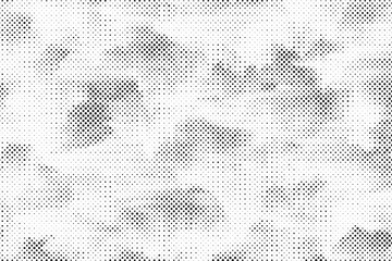 Fototapete - Abstract grunge halftone background. Retro pop art comic style background. Distressed halftone dotted banner frame for social media business