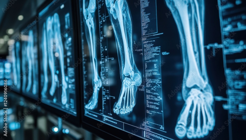 Advanced Digital Radiology Display Highlighting Musculoskeletal ...