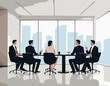 © MR - Diverse Business Professionals Discussing in Meeting Room