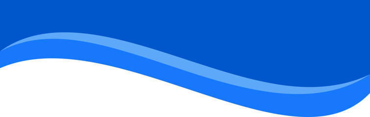 Wall Mural - border shape. header for website banner. abstract curve bottom section. divider for web page templat