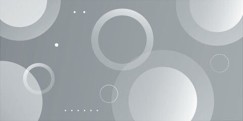 Wall Mural - abstract white background with circles. eps10 vector