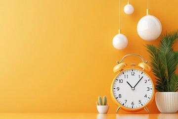 Poster - A minimalist illustration of a calendar with a checkmark on a future date, symbolizing a grace period extension, drawn with clean lines and soft gradients