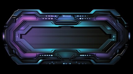 futuristic tech interface, dark background