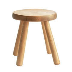 Aufkleber - Simple Wooden Three Legged Stool Design
