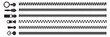 © Sunil - set of zipper set. vector illustration
