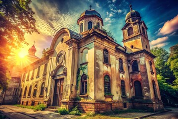 Wall Mural - Retro Serbia: Urban Exploration of Belgrade's Hidden Gems