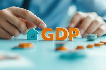 Analyzing gdp growth trends in the economy business development insights financial environment professional viewpoint economic concepts