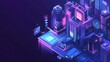 Search engine rank, seo optimization vector isometric landing pages. Seo marketing and analytics, online ranking result