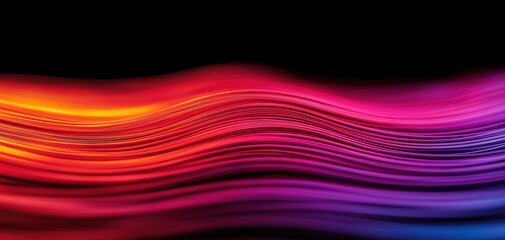 Poster - Dynamic motion and speed are reflected in this blue abstract background, featuring illuminated glowing stripes and bright futuristic technology elements.