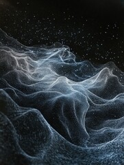 Wall Mural - subtle starry night background with space for text. generative ai