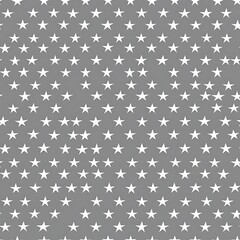 Sticker - Repeating pattern of stars on gray background