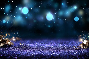 Wall Mural - a defocused, retro film and analog effect with a colorful, warm rainbow crystal light overlay on a b