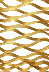 Wall Mural - Gold wavy simple line shading for commercial elements