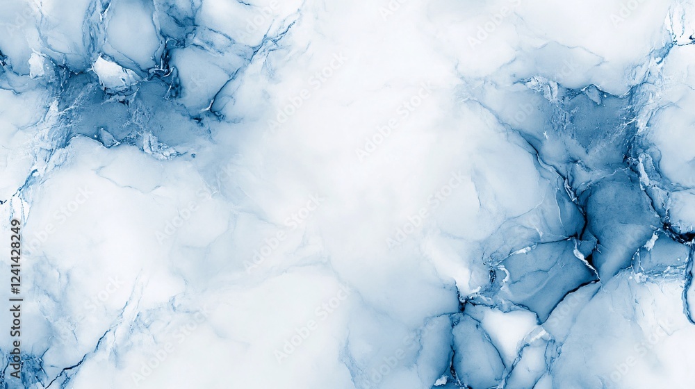 Abstract Blue and White Marble Texture Background. High Resolution ...
