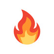 © drawing lines - Fire icon. Flame, bonfire symbol. Vector illustration.