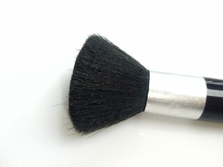 White background makeup brush