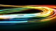 © lisa - Colorful light trails swirl