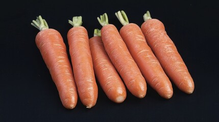 Sticker - A cluster of colorful carrots arranged neatly next to each other