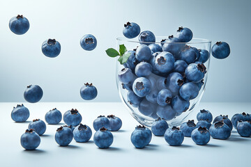 Canvas Print - blueberries