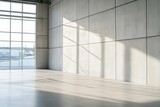 Modern office featuring fiber cement board walls