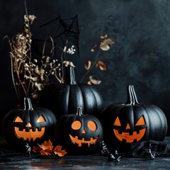 Wall Mural - Halloween Pumpkins