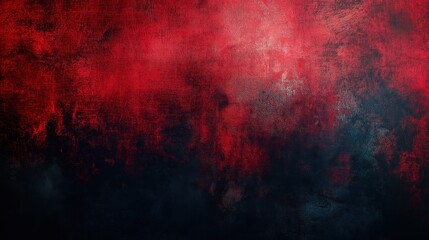 Poster - Dark red and black grunge textured background with rough gradient effect