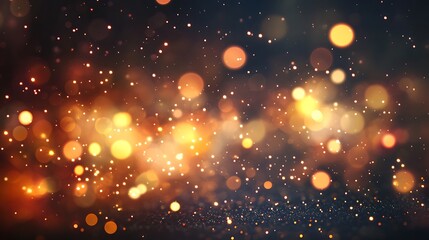 Wall Mural - A blurred background of shimmering lights creating a festive and dreamy atmosphere.