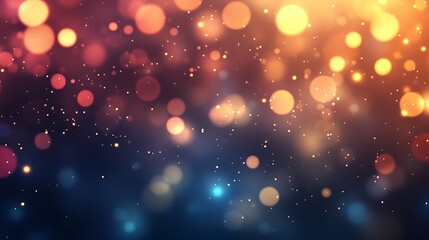 Wall Mural - A vibrant abstract background with colorful bokeh lights and a dreamy atmosphere.