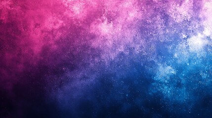 Wall Mural - a blurred gradient background with grainy noise in blue and purple, offering a retro noisy overlay t
