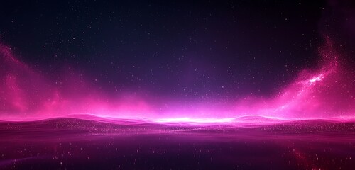 Wall Mural - a captivating purple-pink glowing gradient with grainy texture, ideal for webpage headers or strikin