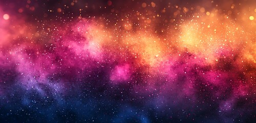 Wall Mural - a colorful grainy gradient background texture, bursting with vibrant hues and perfect for lively and