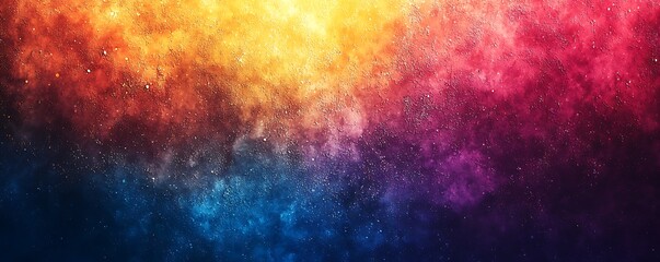 Wall Mural - a colorful grainy gradient noise texture, offering a lively backdrop with vibrant hues