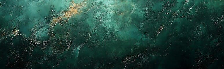 Wall Mural - a dark green abstract background with a grainy texture design, providing a deep and lush visual elem