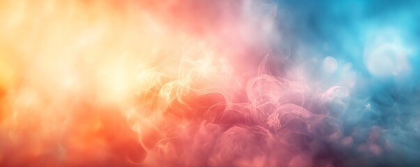Wall Mural - a gentle pastel-colored blur, creating a soft, dreamy background perfect for any visual that needs a