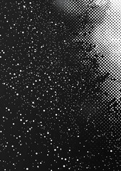 Wall Mural - a halftone noise texture featuring grunge dirty speckles, spots, and dots in a black and white grit 