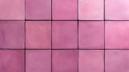 Wall Mural - Pink tile texture background