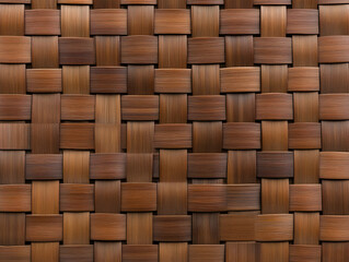 Wall Mural - Woven wood texture background (1)