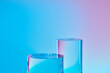 © Yaroslav Danylchenko/Stocksy - Geometric objects made of glass on gradient background