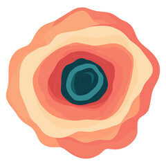 Rose illustration pattern art vector