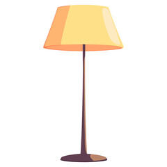 Sticker - Lamp illustration style minimalist vector