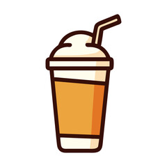 Canvas Print - Milkshake Beverage Icon