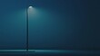 © Jakkarin - Lonely Street Lamp Illuminating a Deserted Urban Scene at Night