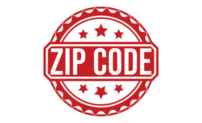 zip code red rubber stamp on white background. zip code stamp sign. zip code stamp.