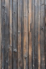 Aufkleber - Perfect background: weathered, cracked, dark gray, and brown vertical wood planks
