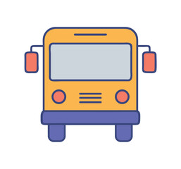 Poster - School Bus Front View Icon