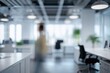 © Michael - Soft Focus Modern White Office Interior Background